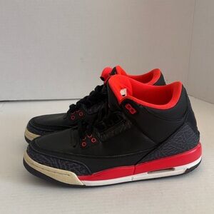 Jordan Black and Red Men's Sneakers